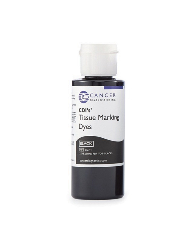 CDI'S® TISSUE MARKING DYE, 2 OZ. (FLIP TOP) BOTTLE, (BLACK)