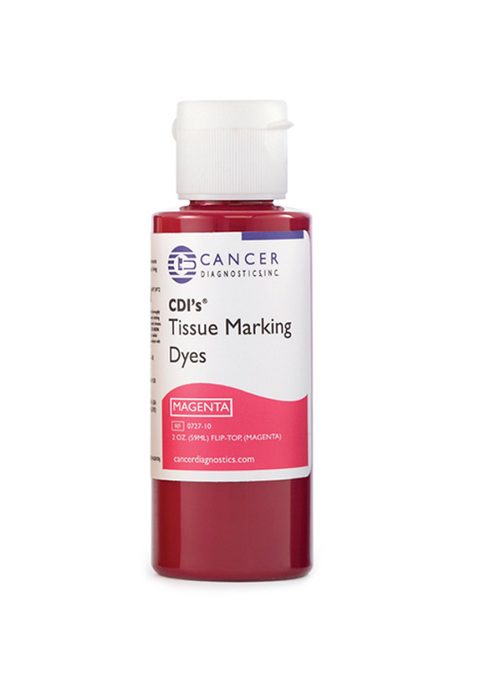 CDI'S® TISSUE MARKING DYE, 2 OZ. (FLIP TOP) BOTTLE, (MAGENTA)