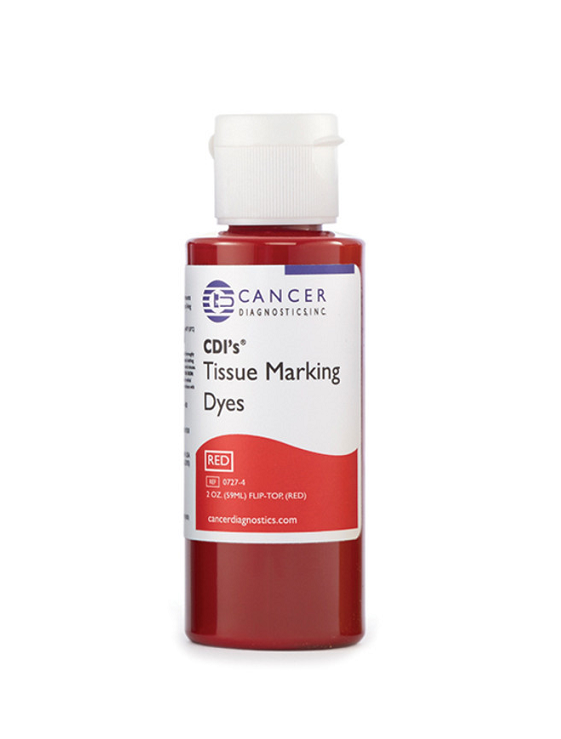 CDI'S® TISSUE MARKING DYE, 2 OZ. (FLIP TOP) BOTTLE, (RED)