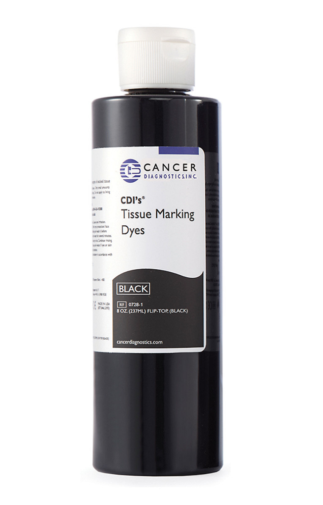 CDI'S® TISSUE MARKING DYE, 8 OZ. (FLIP TOP) BOTTLE, (BLACK)