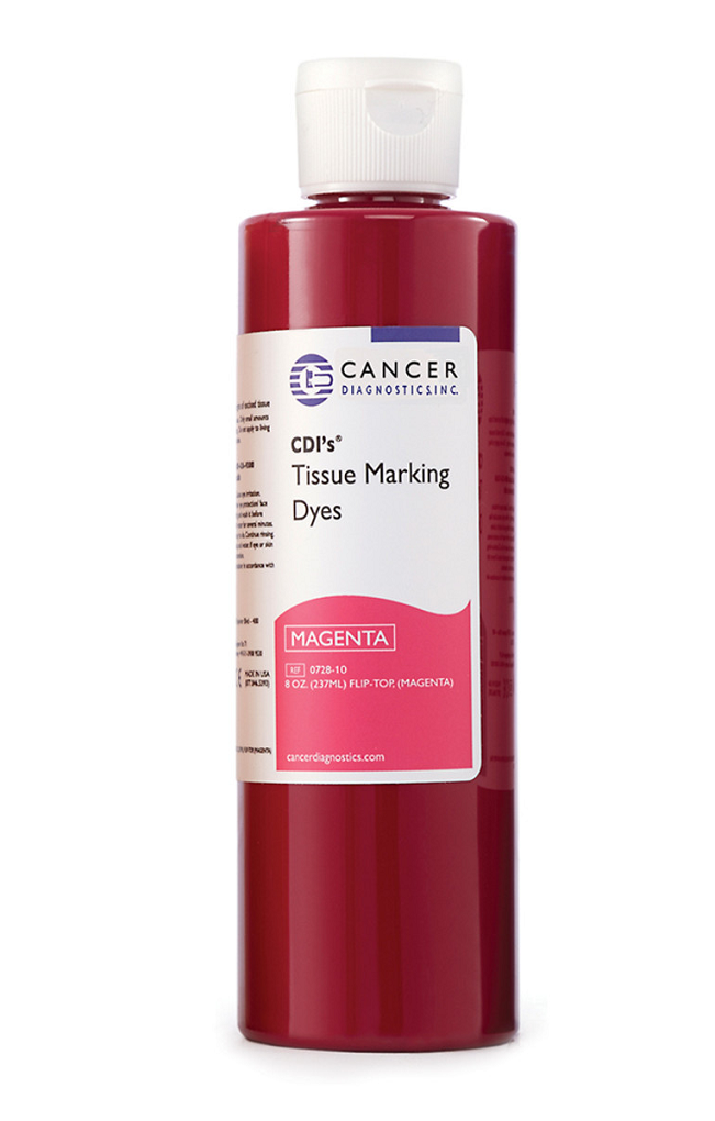 CDI'S® TISSUE MARKING DYE, 8 OZ. (FLIP TOP) BOTTLE, (MAGENTA)