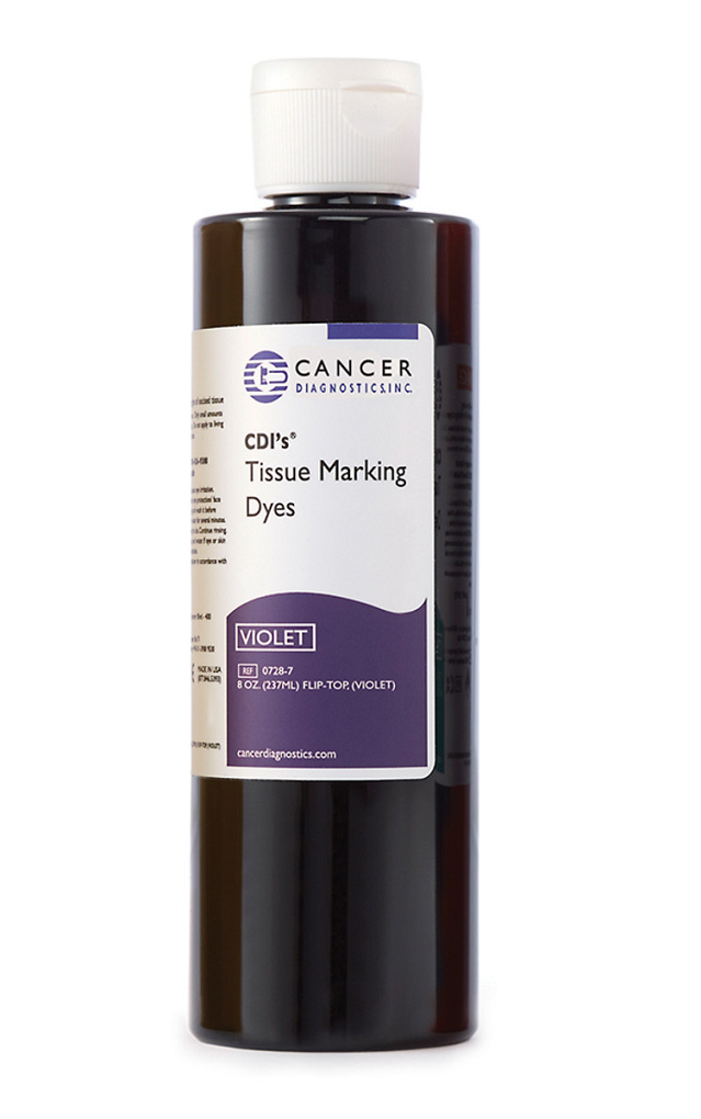 CDI'S® TISSUE MARKING DYE, 8 OZ. (FLIP TOP) BOTTLE, (VIOLET)